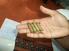 expended ak 47 bullets