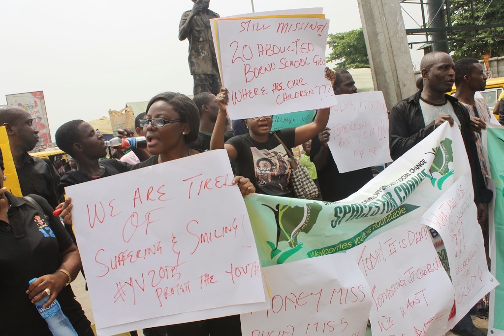 PHOTOSPEAK: PROTEST MARCH AGAINST THE MYRIAD INJUSTICES IN NIGERIA 107